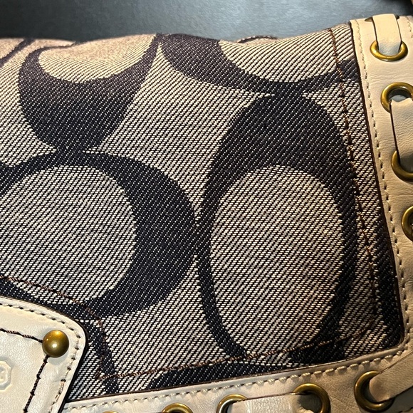 AUTHENTIC COACH RESORT DENIM HANDBAG - Picture 3 of 15